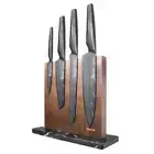 Baccarat iD3 Samurai 5 Piece Ona Knife Block Set Black