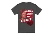 Dexter Unisex Adult Bloody Heart T-Shirt (Charcoal) - UTTV15338