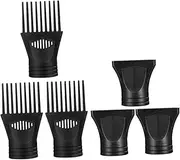 HAKIDZEL Hair Dryer Nozzle Replacement 6pcs Set for Blow Dryer Professional Brush Diffuser