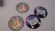 Pre Cut One Inch Bottle Cap Image STAR WARS R2D2 Free Shipping