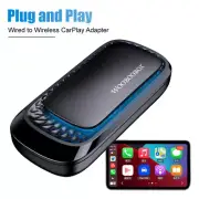 Wireless CarPlay Adapter with RGB Ambient Light for iPhone Wired CarPlay Cars US