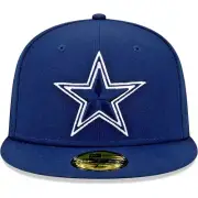 Dallas Cowboys Fitted Hat Cap 7 3/8 Blue New Era Star Lamb Parsons Sanders Diggs