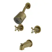 Kingston Brass KBX814.BX Metropolitan Tub and Shower Trim Package - Brass