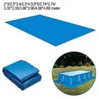 PE Material Rectangular Pool Groundsheet Portable and Easy to Carry Design