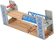 The Tank Engine Wooden Train Track Bridge DIY Track Toys for Toddlers 3 Years Old Expand Your Train Set Collection