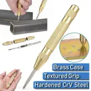 Adjustable Automatic Center Pin Punch Drill Tool Brass Spring Loaded Center Hole