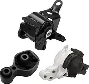 JDMON 3Pcs Engine Motor Transmission Mount Kit Replacement for Mazda 3 2.0L 2014-2018, Mazda CX-5 2.5L 2014-2016, Compatible with A4433, A4438, A4439, GHS439060, GHR939070A, KF5939040A
