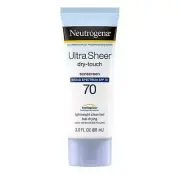 Neutrogena Ultra Sheer DryTouch Sunscreen SPF70+ *FREE AUST SHIPPING w/Tracking*