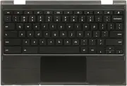 Laptop PalmRest&Keyboard for Lenovo 300e Chromebook 2nd Gen English US 5CB0T79502 with Touchpad Non Backlight Black New