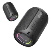 Bluetooth Wireless Speaker With Lights Small Wireless Speaker For Outdoor Loud Stereo Speakers
