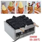 Electric Waffle Maker Ice Cream Waffle Machine Non-Stick Breakfast Cooker 2000W