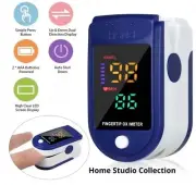 Finger Pulse Oximeter Larger Display Blood Oxygen Monitor with Lanyard - NEW