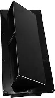 TIDTALEO Furnace Vent Cover for Rv Rv Furnace Vent Cover Rv Stove Vent Rv Range Hood Vent Black Color