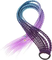 CANIGHT Braided Synthetic Hairpieces for Long Ponytail Extension Hair Rope Soft Lightweight Braid Extensions for Daily Wear and Cosplay No Damage to Hair
