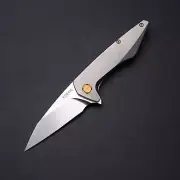 Koenig Knives Mini Goblin Gen 2 - Bronze Hardware / Stonewashed M390 Blade