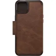 Otterbox Strada Folio MagSafe Phone Case Protection For iPhone 15 Plus Espresso