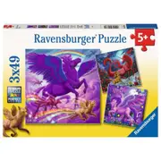 Ravensburger - Mythical Majesty Puzzle 3 x 49 Piece