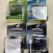 Lot Of (4) Skylanders Super Chargers Game Figure. Sea Shadow, Stealth Stinger, S