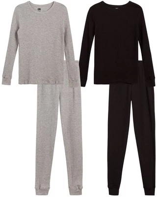 Thermal Underwear Set 4 Piece Waffle Knit Top and Long Johns (2T-16), Size 81...