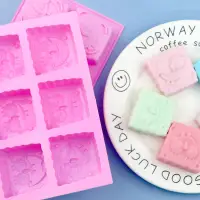 在飛比找蝦皮購物優惠-海綿寶寶矽膠模 蛋糕模 手工香皂模 果凍模 巧克力模 冰格