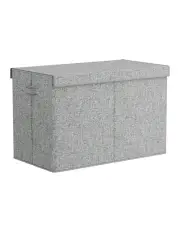 [Keezi] Large Toy Box Chest Storage with Flip-Top Lid in Grey
