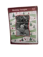 Target Vintage Christmas Card 2 1/4 X 3 1/4 Photo Holder, 12 Cards, Envelopes