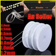 Stretch Elastic Cord String Bead Beading Jewellery Bracelet Clear Thread Line AU