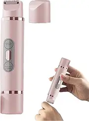Electric Razors for Women - Painless Hair Removal, Waterproof Body Trimmer, Double Head Razor | Bikini Shaver for Legs, Face, Underarm, Pubic Hair, Small Trimming, Smooth Skin Grooming