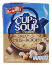 Cream of Mushroom Cup A Soup with Croutons 3.49 Ounce Packaged Soup
