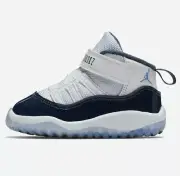 Air Jordan 11 Retro BT Win Like 82 - SIZE 4C - 378040-123 TD XI University Blue