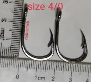 4/0 STAINLESS Steel live bait fishing hooks 25 pack!