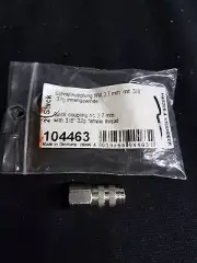 Harder & Steenbeck Quick Coupling nd 2.7mm With 3/8" 32g Female Thread 104463
