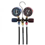 BLACK DIAMOND MANIFOLD GAUGE SET R404A R407C R134A R600A & 60" HOSES 1/4" SAE