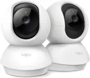 TP-Link Tapo 2K Pan/Tilt Security Camera for Baby Monitor, Dog White