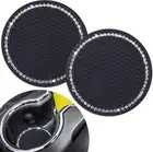 Cute Car Cup Coaster, 2PCS Universal Vehicle Holder Insert Coaster 2.75 inch