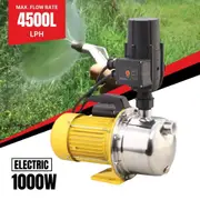 Paichi 4500i 1" High Pressure Electric Automatic Water Tank Pump - 1000W/1.5HP - 4500L/H