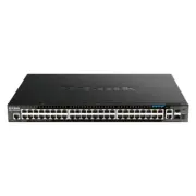D-Link 52-Port Gigabit Smart Managed Stackable PoE+ Layer 3 Switch with 4 10G...