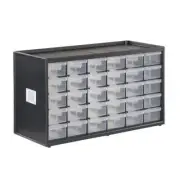 30 Drawer Bin Compartment Small Parts Tool Organizer Table Desk Storage Cabinet
