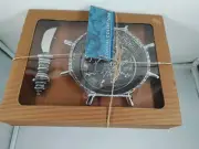 Nautical Barware Silver Tone Bowl And Cheese Knife Costal Collection New
