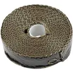 Aeroflow Titanium Aluminised Exhaust Wrap Insulation 1" X 15Ft Rollblack Foil Aeroflow - AF91-3018