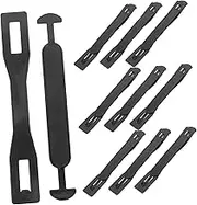 Cabilock 100 Sets Box Plastic Carrying Handles for Cardboard Boxes Replacement Shipping Handles for Easy Lifting and Transport for Moving Storage and Organizing