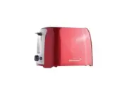 Brentwood TS-292R Red and Stainless Steel 2 Slice Cool Touch Toaster