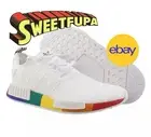 Adidas NMD_R1 Pride Sneakers FY9024 Men’s 12 US CloudWhite/CloudWhite/Cloud NWT
