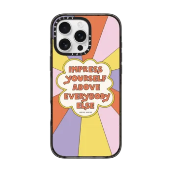 iPhone 16 Pro Max Impact Case MagSafe Compatible Impress Yourself by Martina Martian