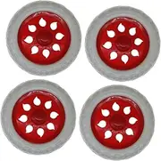 DECOMELODY 4pcs Shopping Cart Trolleys Dolly Cart Trolley Cart with Wheels Dolly Wheels Caster Cart Wheels Roues Pour Caster Wheels Utility Cart Grocery Cart Wheels Wheeled Duffle Kit Plastic