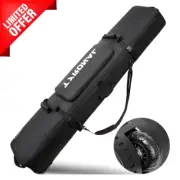 Snowboard Bag with Wheels Heavy Duty 600D Polyester Oxford Wear Blk-170Cm Padded