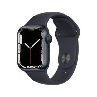 Apple Watch S7 GPS 45mm 午夜鋁金屬-午夜色運動型錶帶