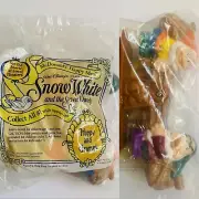 Vintage 1992 Snow White and The Seven Dwarfs McDonald's Meal Toy Happy & Grumpy