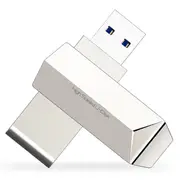 F70 USB 3.0 128GB Metal USB Flash Drive U Disk Pen Drive 360 Degree Rotation