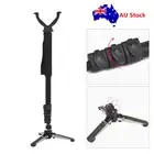 Shooting Monopod Stick V-Shape Rest Hunting Gun Rest Height Adjustable 62-149cm